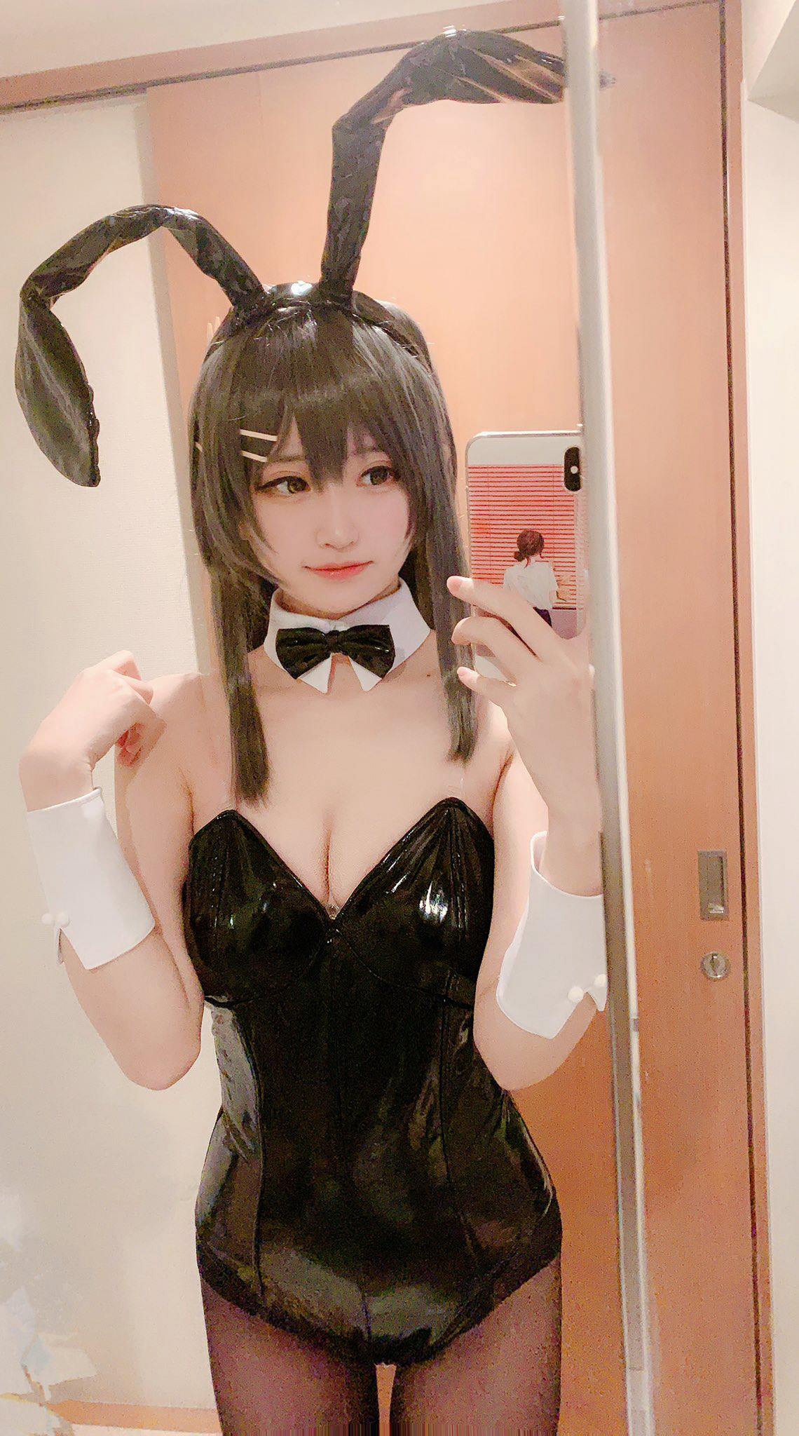 图片[20]-千阳(ちよ) – 麻衣学姐兔子装[19P] – 速更版-美库