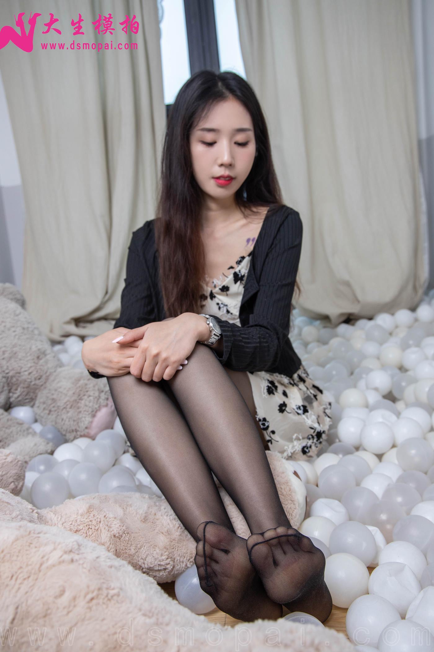图片[26]-大生模拍 NO.305 伊柯 居家黑丝[56P] – 速更版-美库