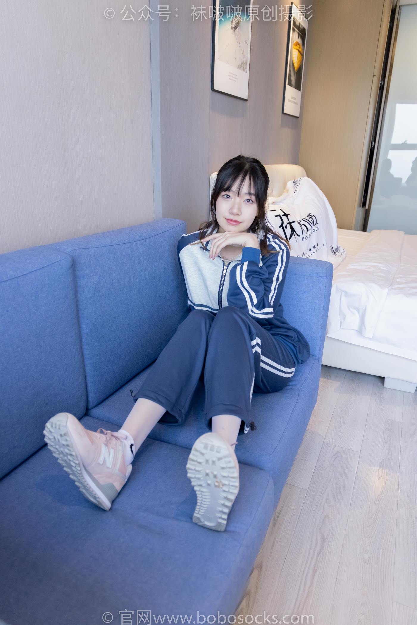 图片[10]-[BoBoSocks袜啵啵]NO.226 小甜豆-运动鞋、白棉袜、白丝[140P] – 速更版-美库