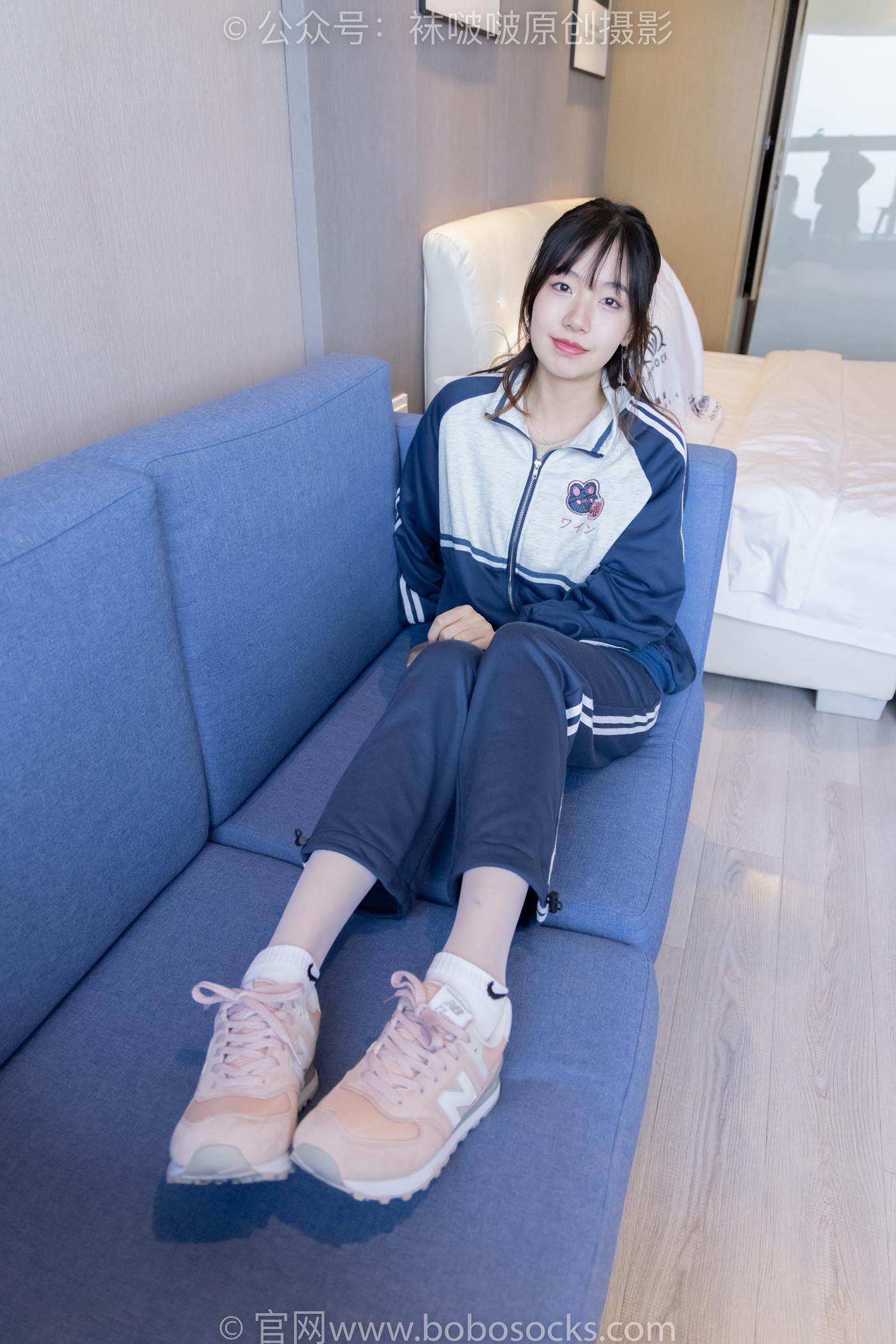 图片[17]-[BoBoSocks袜啵啵]NO.226 小甜豆-运动鞋、白棉袜、白丝[140P] – 速更版-美库