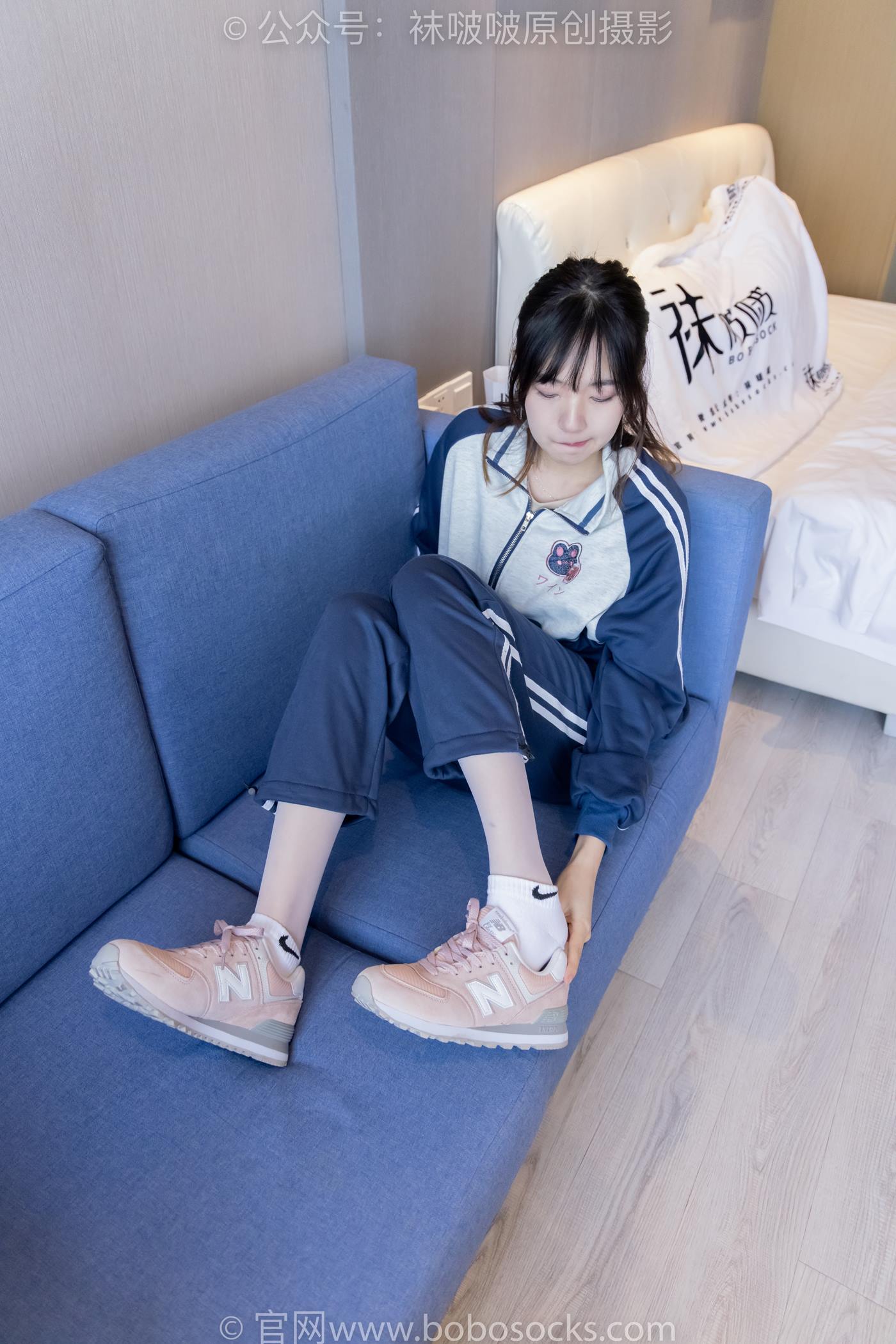 图片[24]-[BoBoSocks袜啵啵]NO.226 小甜豆-运动鞋、白棉袜、白丝[140P] – 速更版-美库