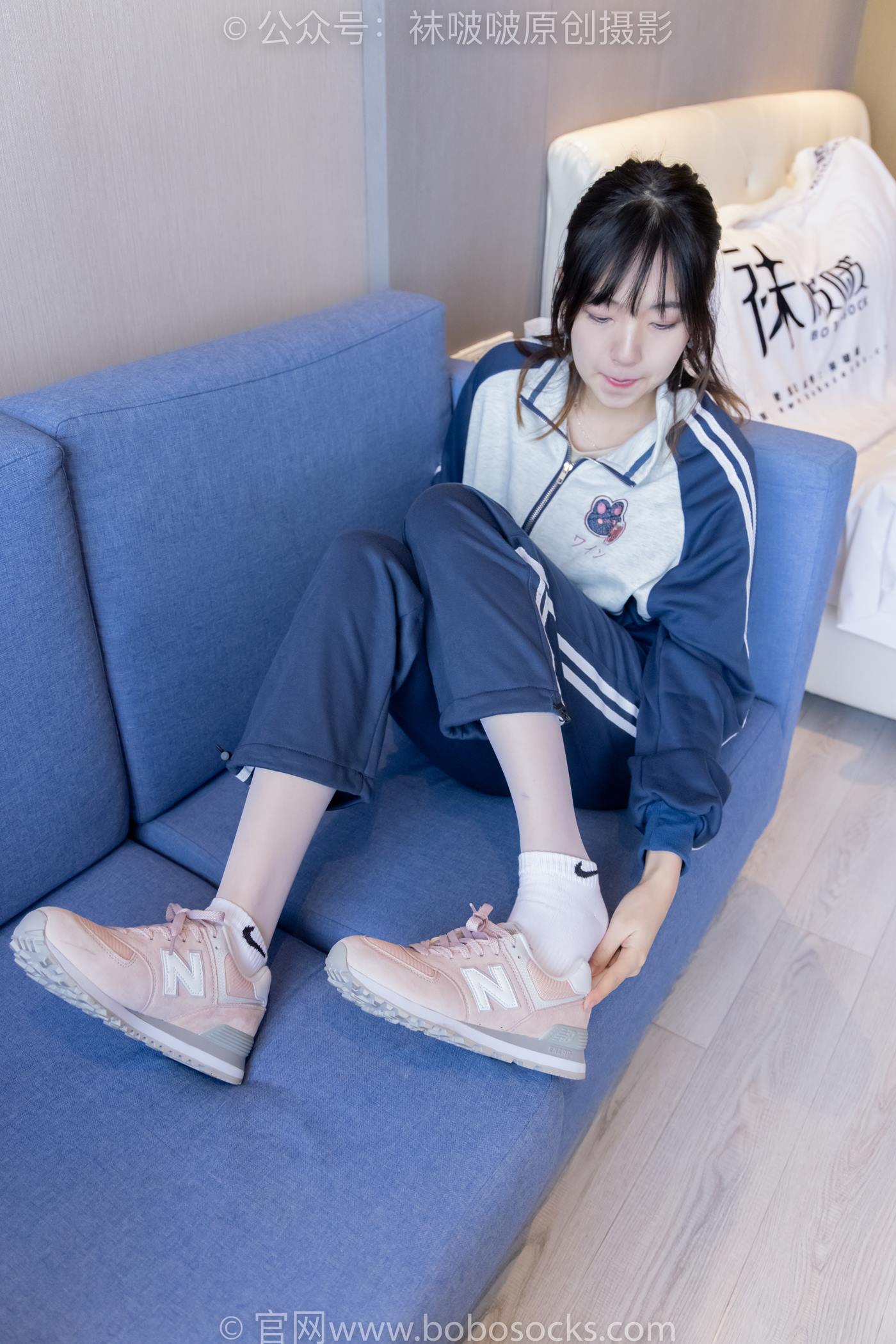 图片[25]-[BoBoSocks袜啵啵]NO.226 小甜豆-运动鞋、白棉袜、白丝[140P] – 速更版-美库