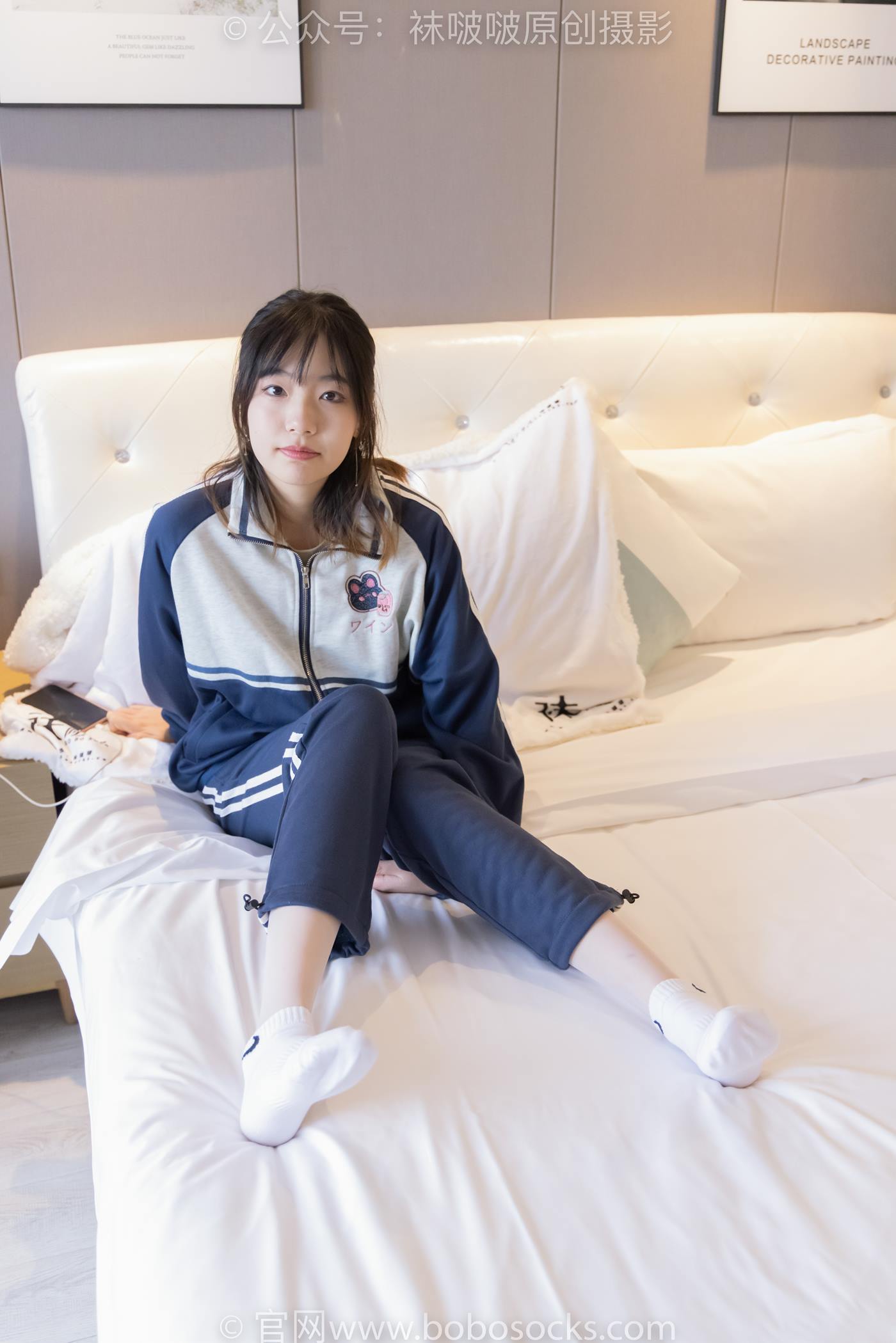 图片[52]-[BoBoSocks袜啵啵]NO.226 小甜豆-运动鞋、白棉袜、白丝[140P] – 速更版-美库