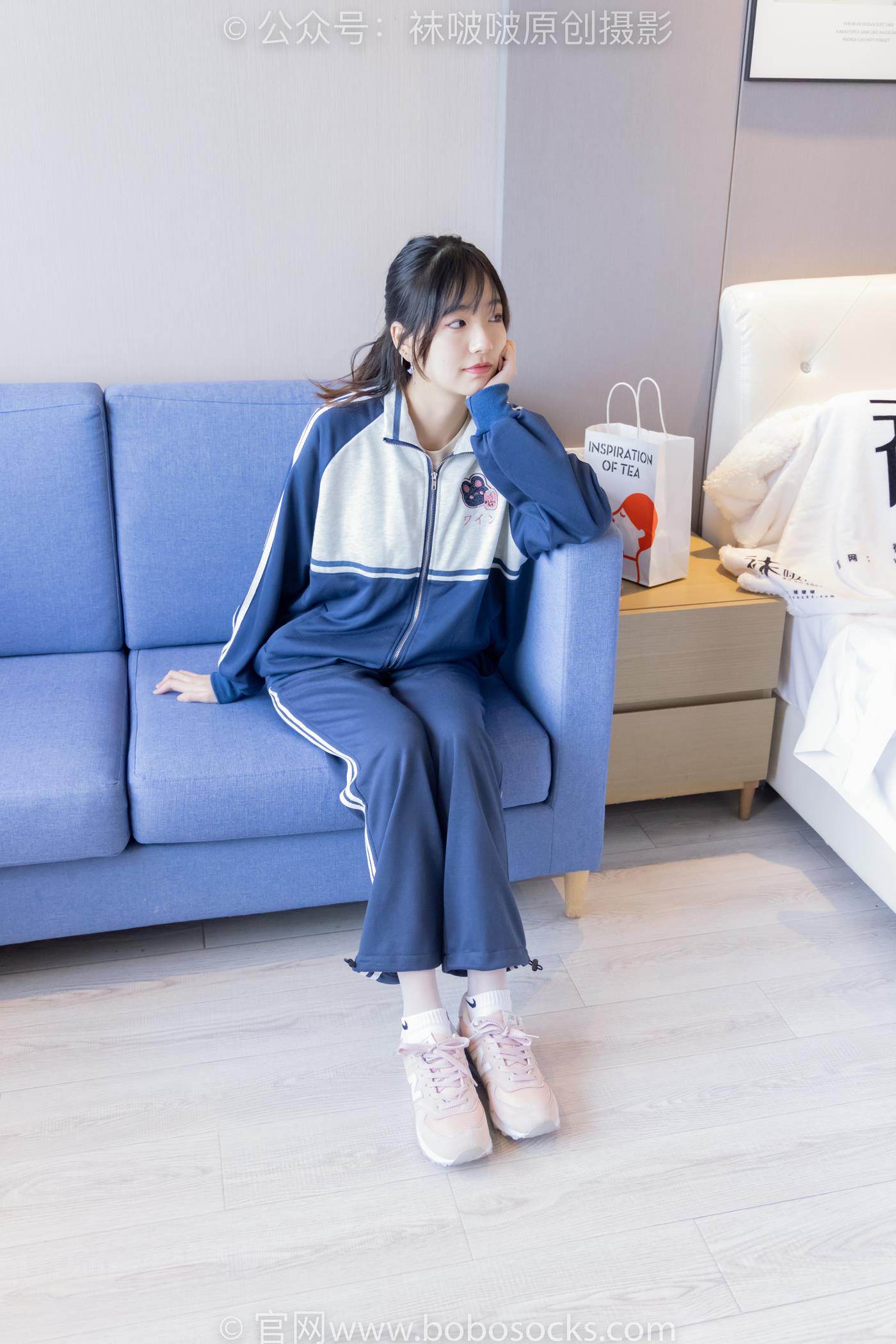 图片[140]-[BoBoSocks袜啵啵]NO.226 小甜豆-运动鞋、白棉袜、白丝[140P] – 速更版-美库