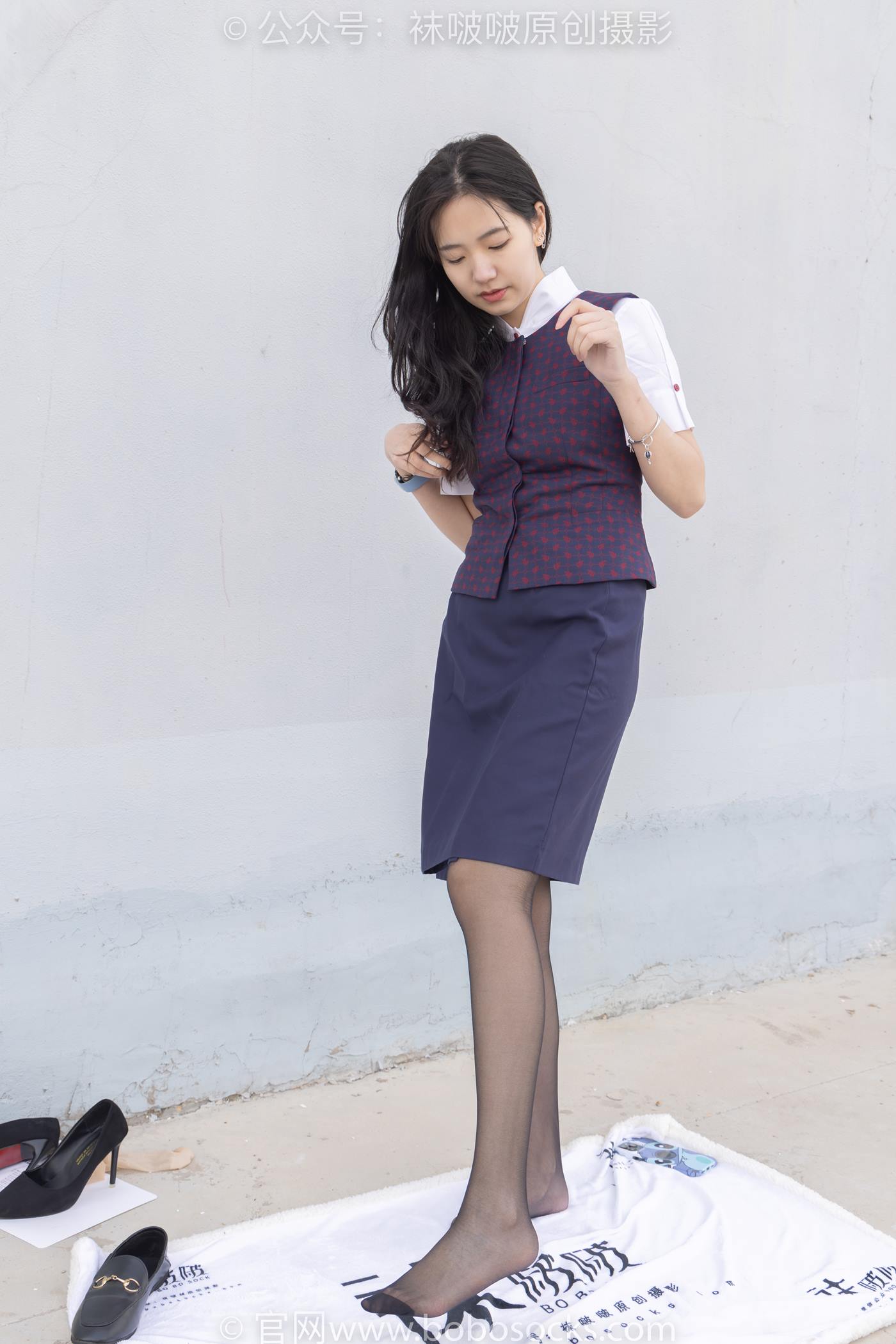 图片[19]-[BoBoSocks袜啵啵]NO.227 小甜豆-皮鞋、黑丝、裸足[150P] – 速更版-美库