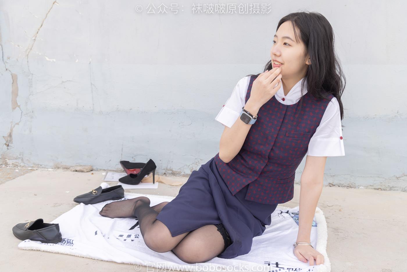 图片[43]-[BoBoSocks袜啵啵]NO.227 小甜豆-皮鞋、黑丝、裸足[150P] – 速更版-美库