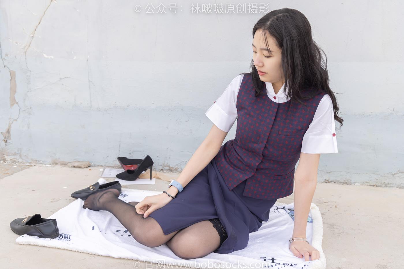 图片[44]-[BoBoSocks袜啵啵]NO.227 小甜豆-皮鞋、黑丝、裸足[150P] – 速更版-美库