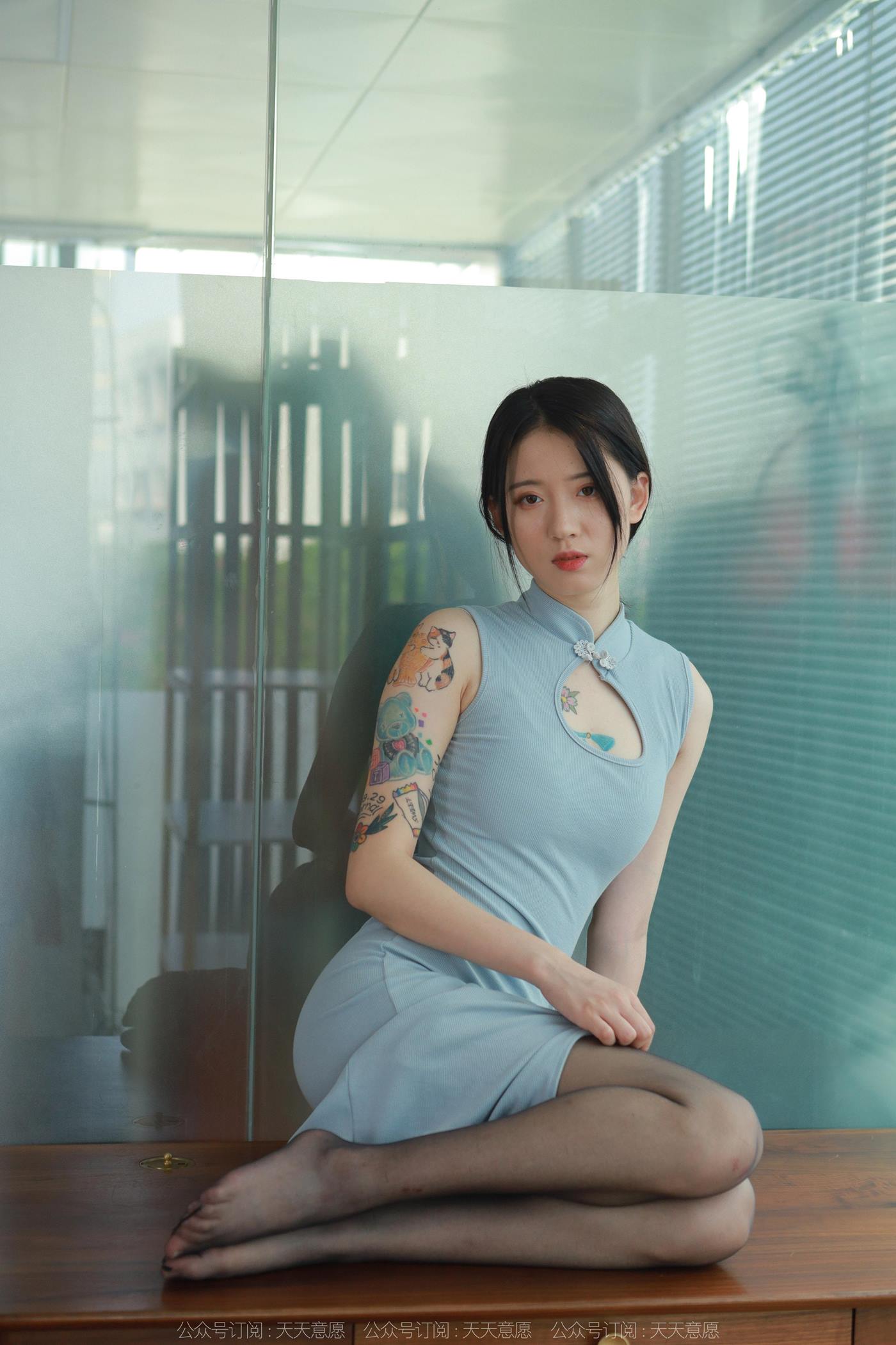 图片[52]-[IESS异思趣向] 2022.11.12 丝享家1266：红龙《青衣嘿丝》[79P] – 速更版-美库