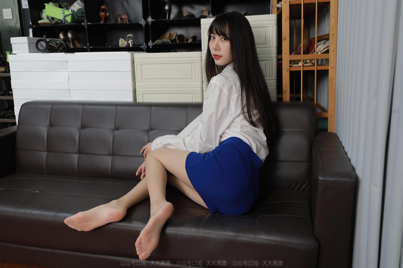 图片[22]-[IESS异思趣向] 2022.11.13 丝享家1267：团团《蓝色包臀裙》[87P] – 速更版-美库