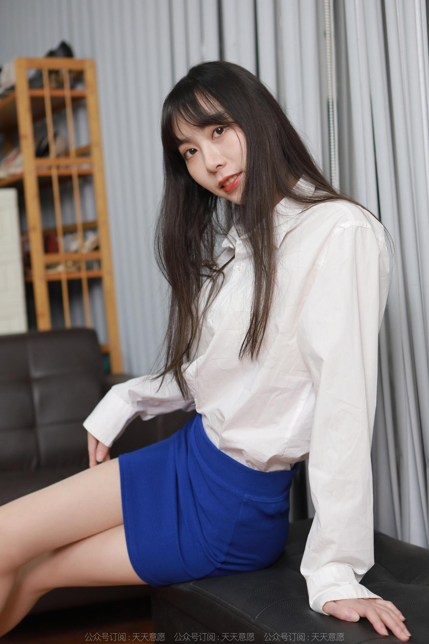 图片[74]-[IESS异思趣向] 2022.11.13 丝享家1267：团团《蓝色包臀裙》[87P] – 速更版-美库