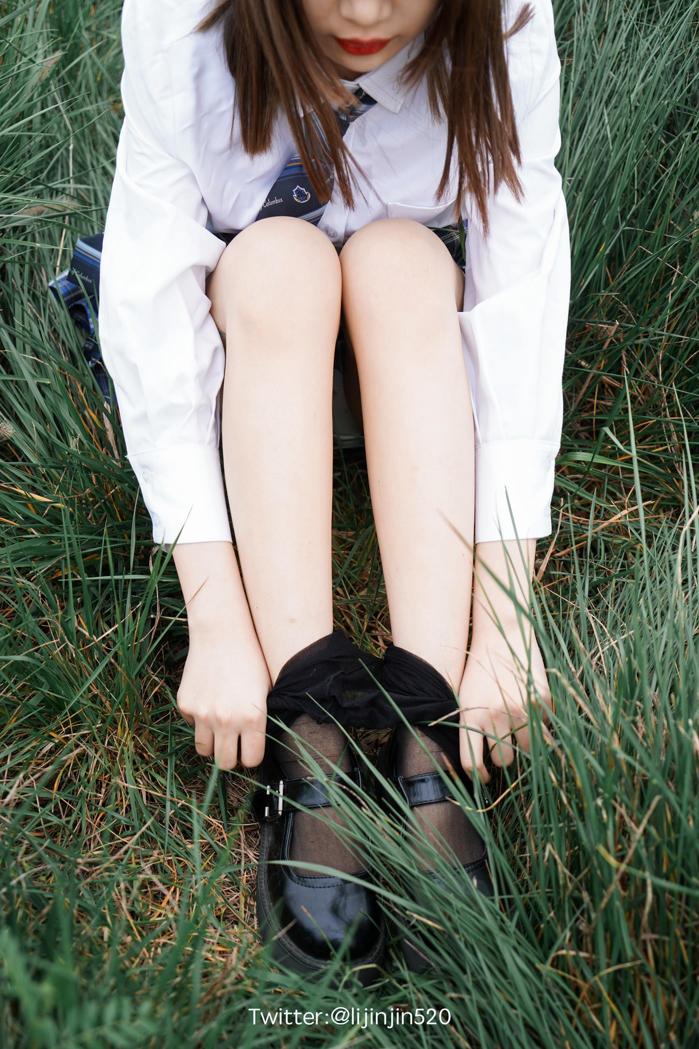 图片[10]-梨瑾瑾  – 户外JK2[14P] – 速更版-美库