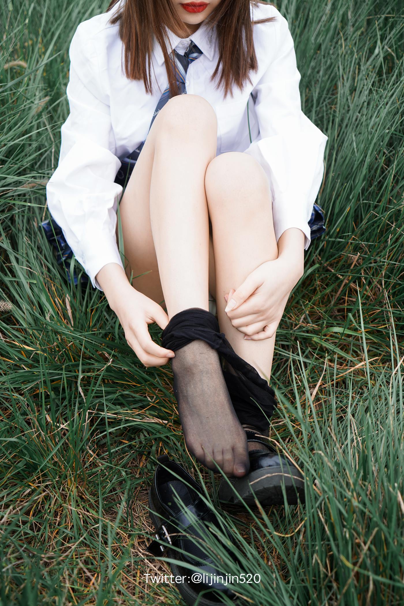 图片[11]-梨瑾瑾  – 户外JK2[14P] – 速更版-美库