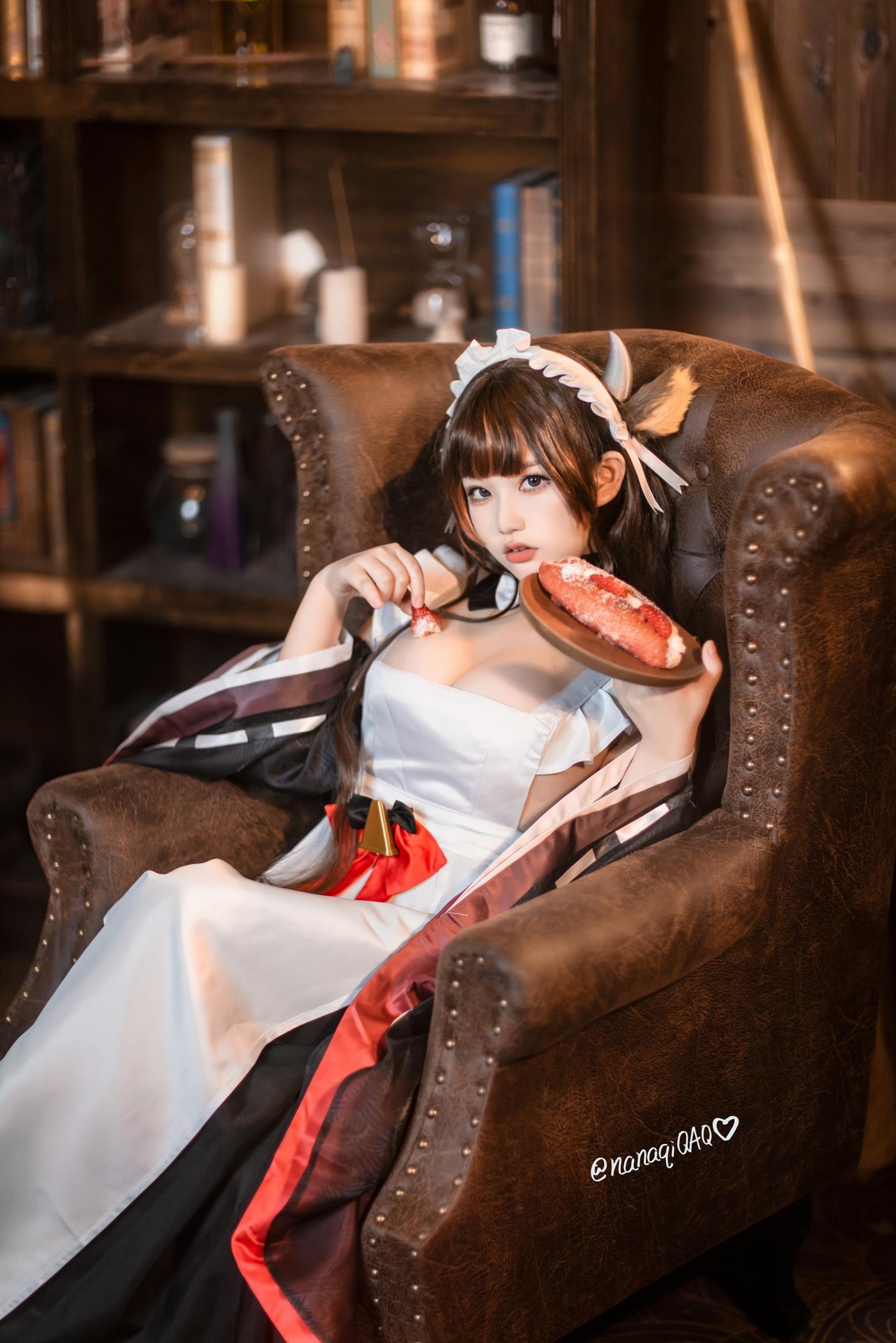 图片[10]-七七娜娜子  – 樫野牛牛女仆[30P] – 速更版-美库