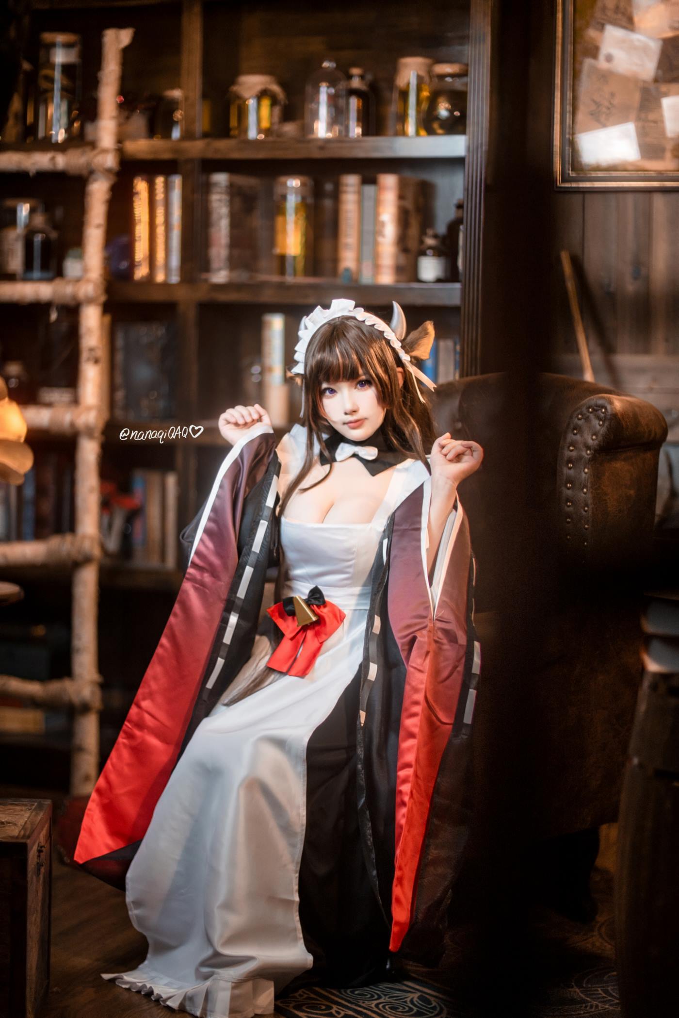 图片[14]-七七娜娜子  – 樫野牛牛女仆[30P] – 速更版-美库