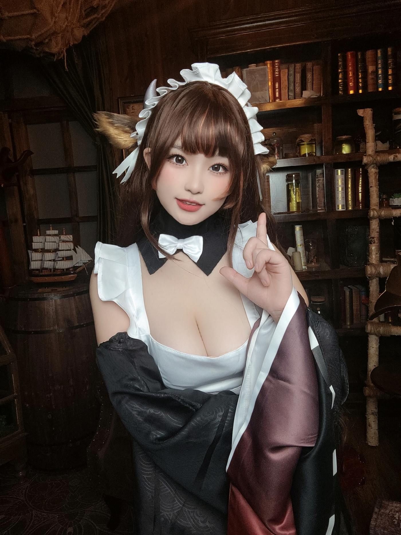 图片[24]-七七娜娜子  – 樫野牛牛女仆[30P] – 速更版-美库