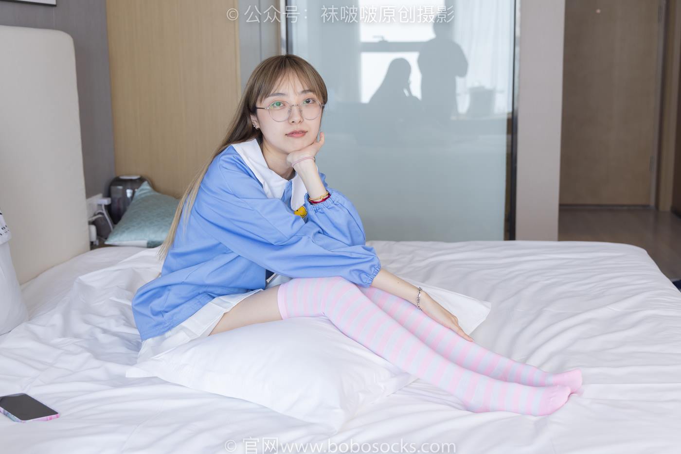 图片[10]-[BoBoSocks袜啵啵]NO.229 稚予-板鞋、皮鞋、两双大腿袜[155P] – 速更版-美库