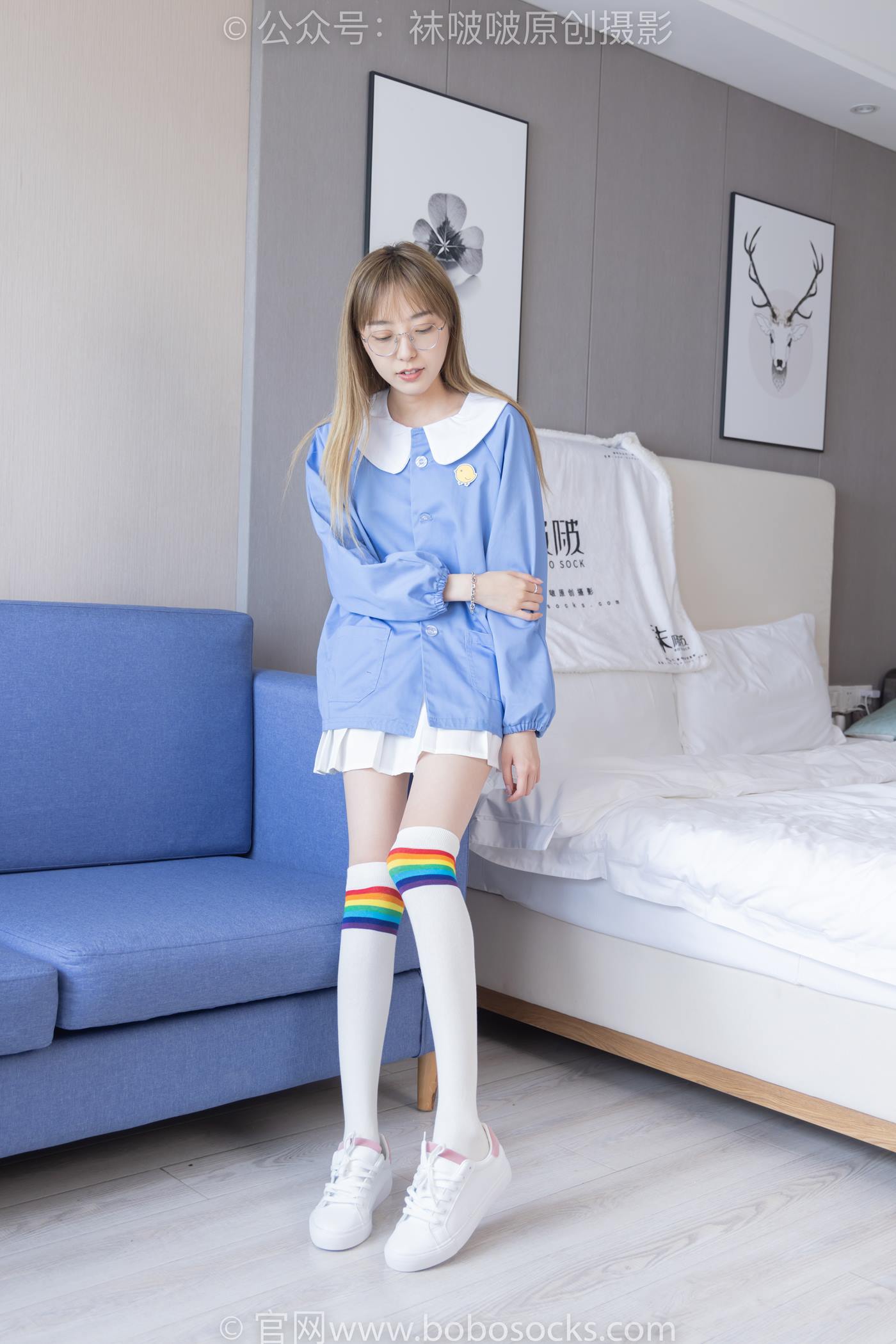 图片[13]-[BoBoSocks袜啵啵]NO.229 稚予-板鞋、皮鞋、两双大腿袜[155P] – 速更版-美库