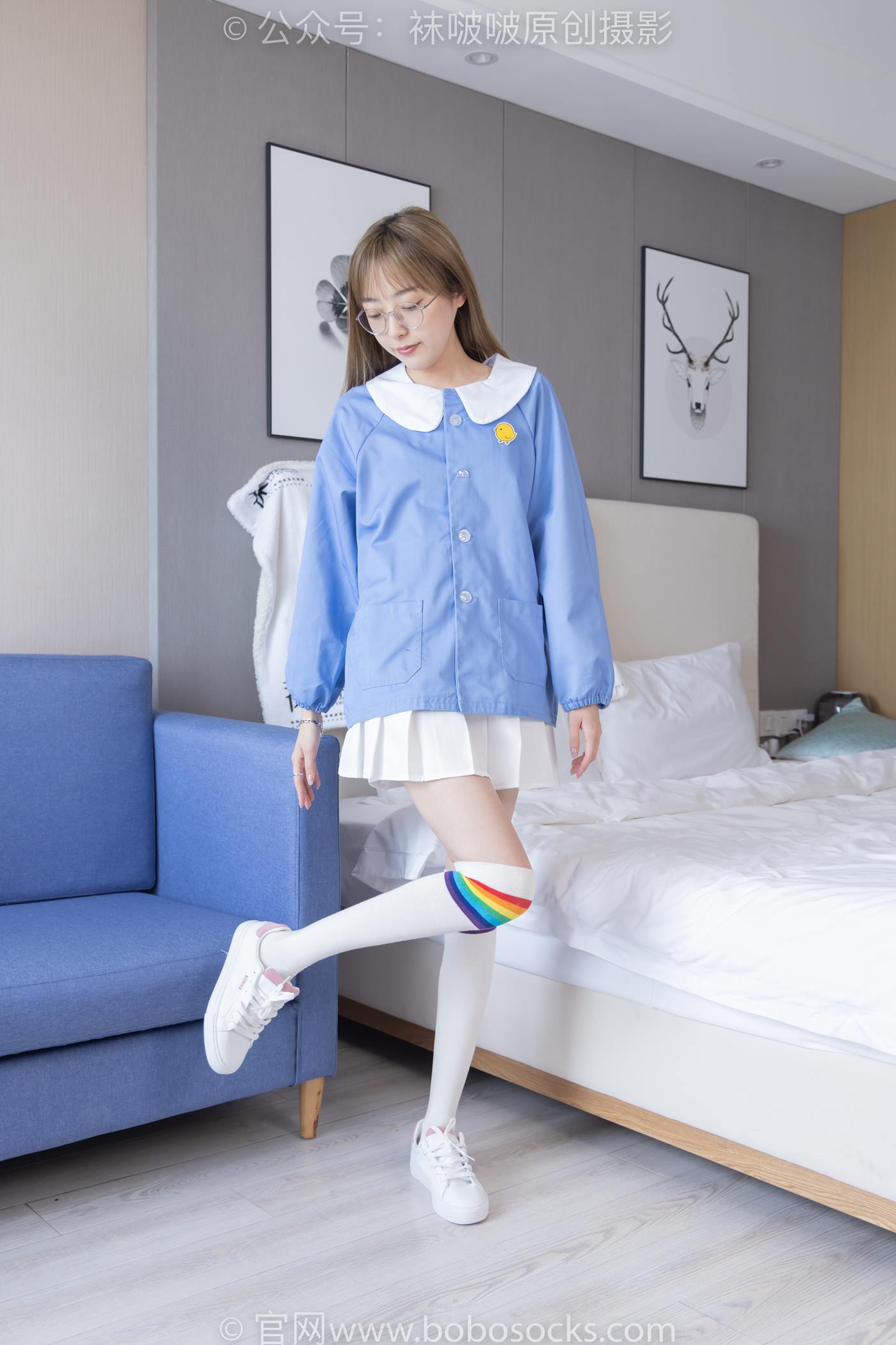 图片[15]-[BoBoSocks袜啵啵]NO.229 稚予-板鞋、皮鞋、两双大腿袜[155P] – 速更版-美库