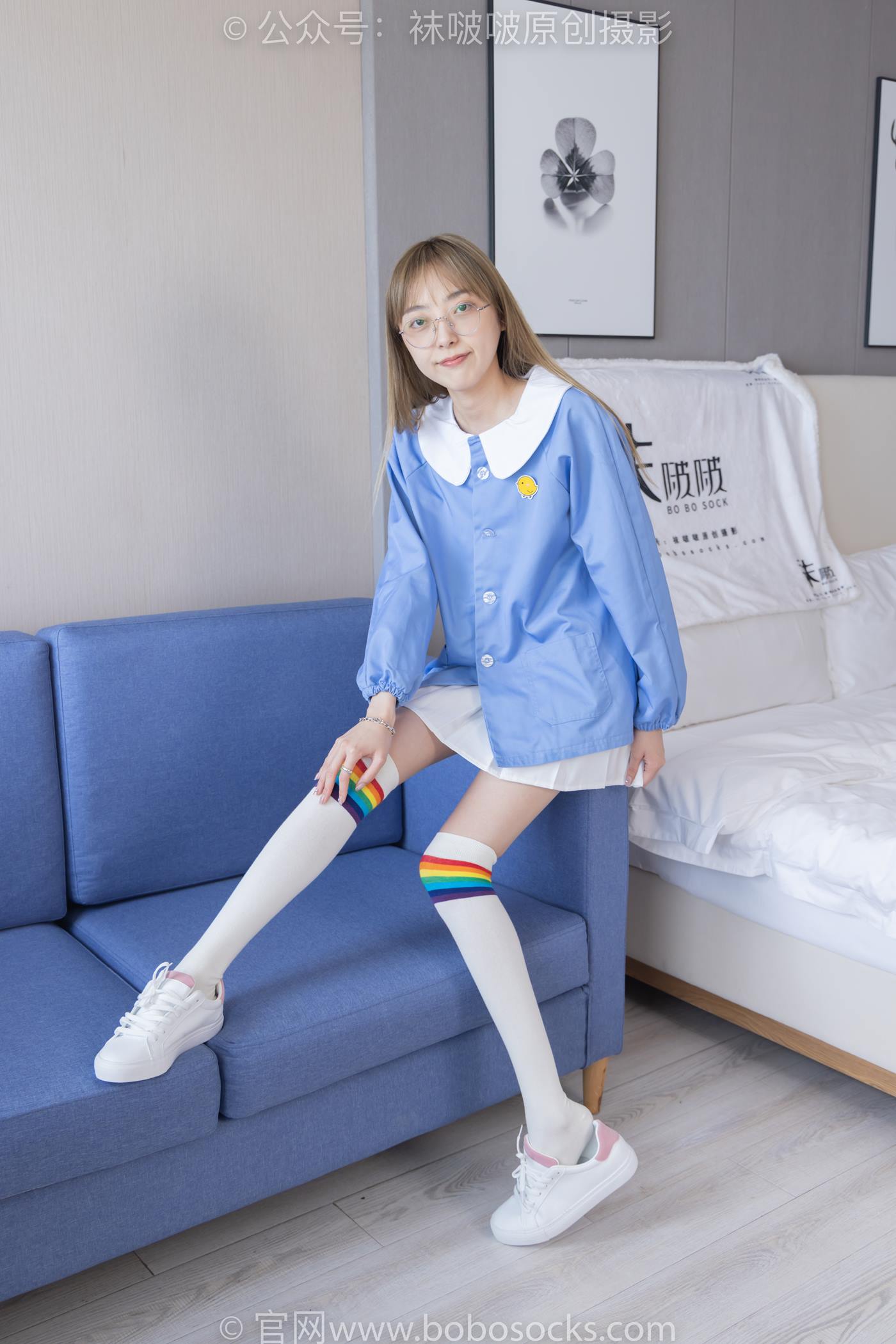 图片[18]-[BoBoSocks袜啵啵]NO.229 稚予-板鞋、皮鞋、两双大腿袜[155P] – 速更版-美库