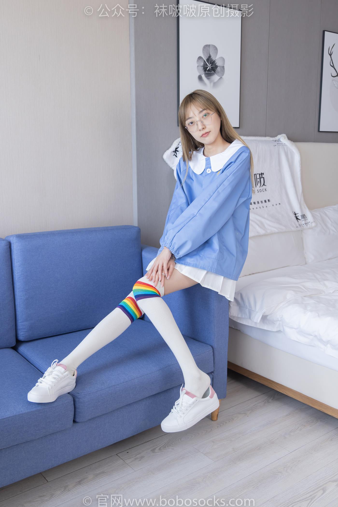 图片[19]-[BoBoSocks袜啵啵]NO.229 稚予-板鞋、皮鞋、两双大腿袜[155P] – 速更版-美库