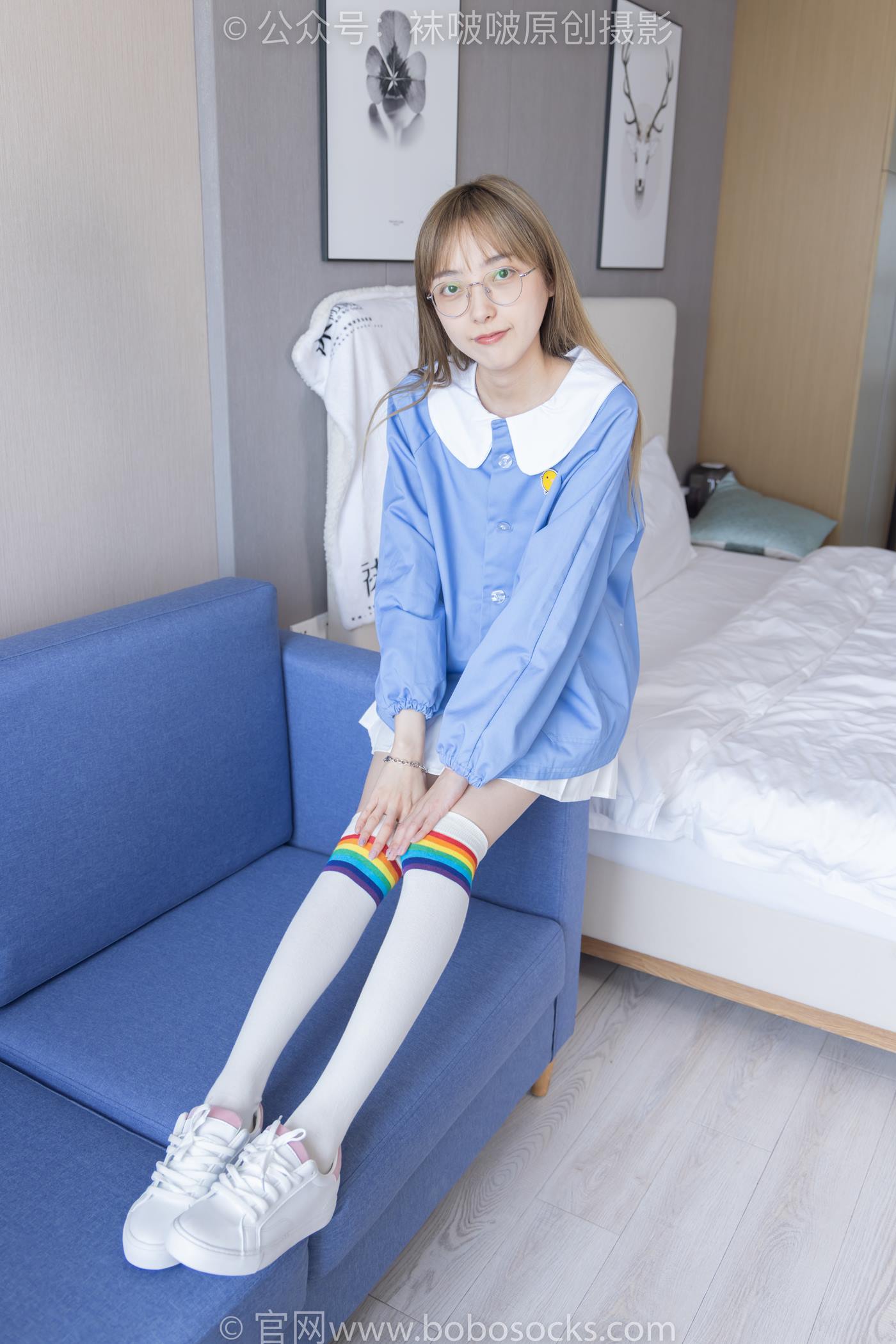 图片[20]-[BoBoSocks袜啵啵]NO.229 稚予-板鞋、皮鞋、两双大腿袜[155P] – 速更版-美库