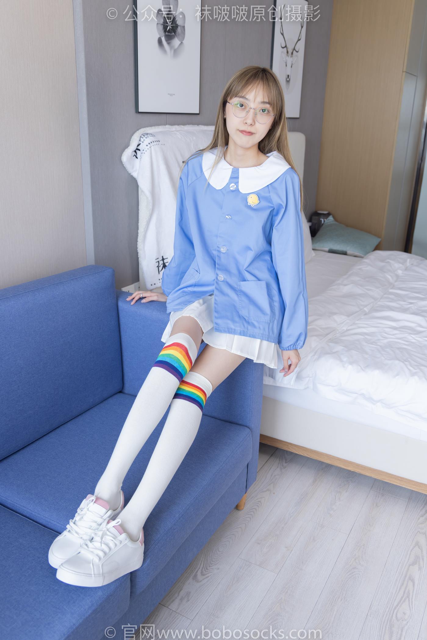 图片[21]-[BoBoSocks袜啵啵]NO.229 稚予-板鞋、皮鞋、两双大腿袜[155P] – 速更版-美库