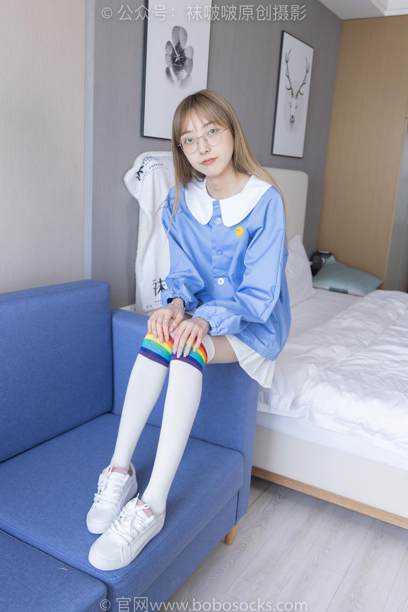 图片[23]-[BoBoSocks袜啵啵]NO.229 稚予-板鞋、皮鞋、两双大腿袜[155P] – 速更版-美库