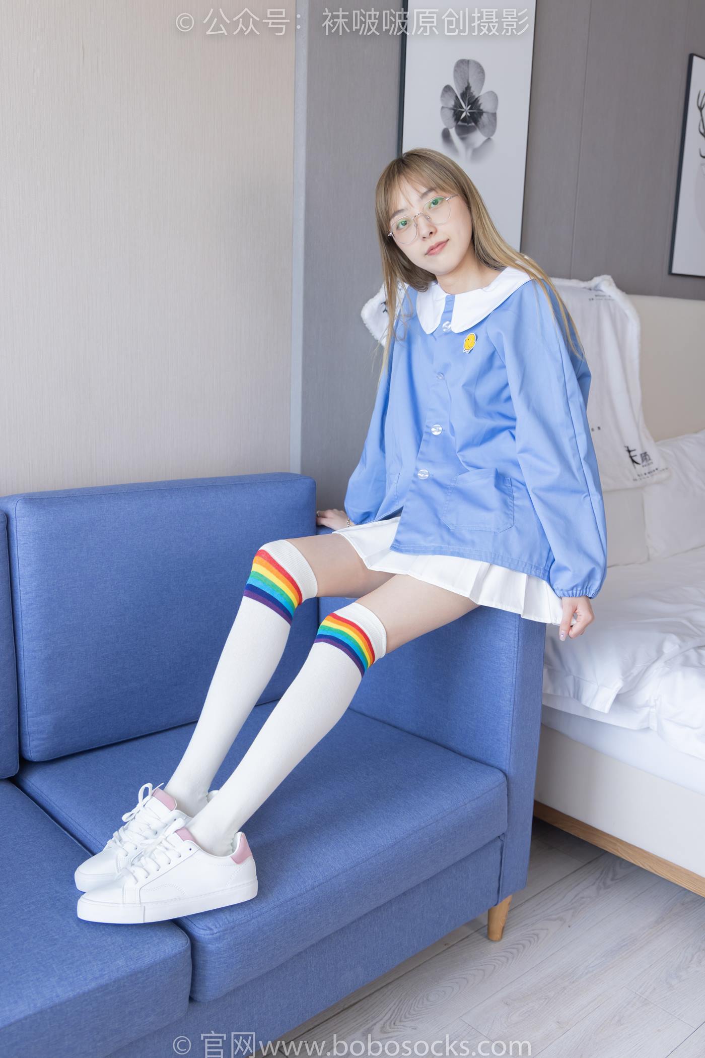 图片[24]-[BoBoSocks袜啵啵]NO.229 稚予-板鞋、皮鞋、两双大腿袜[155P] – 速更版-美库