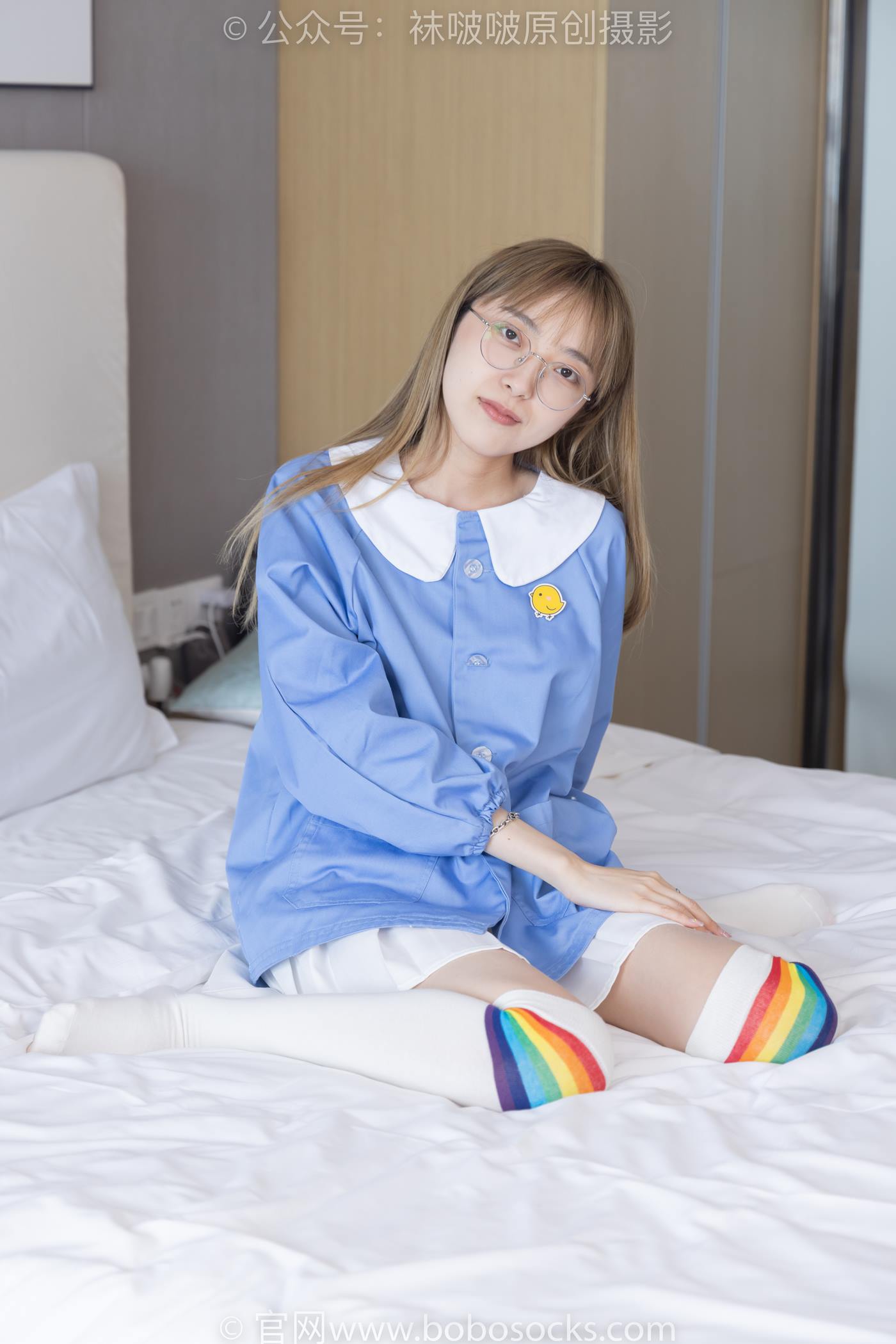 图片[46]-[BoBoSocks袜啵啵]NO.229 稚予-板鞋、皮鞋、两双大腿袜[155P] – 速更版-美库