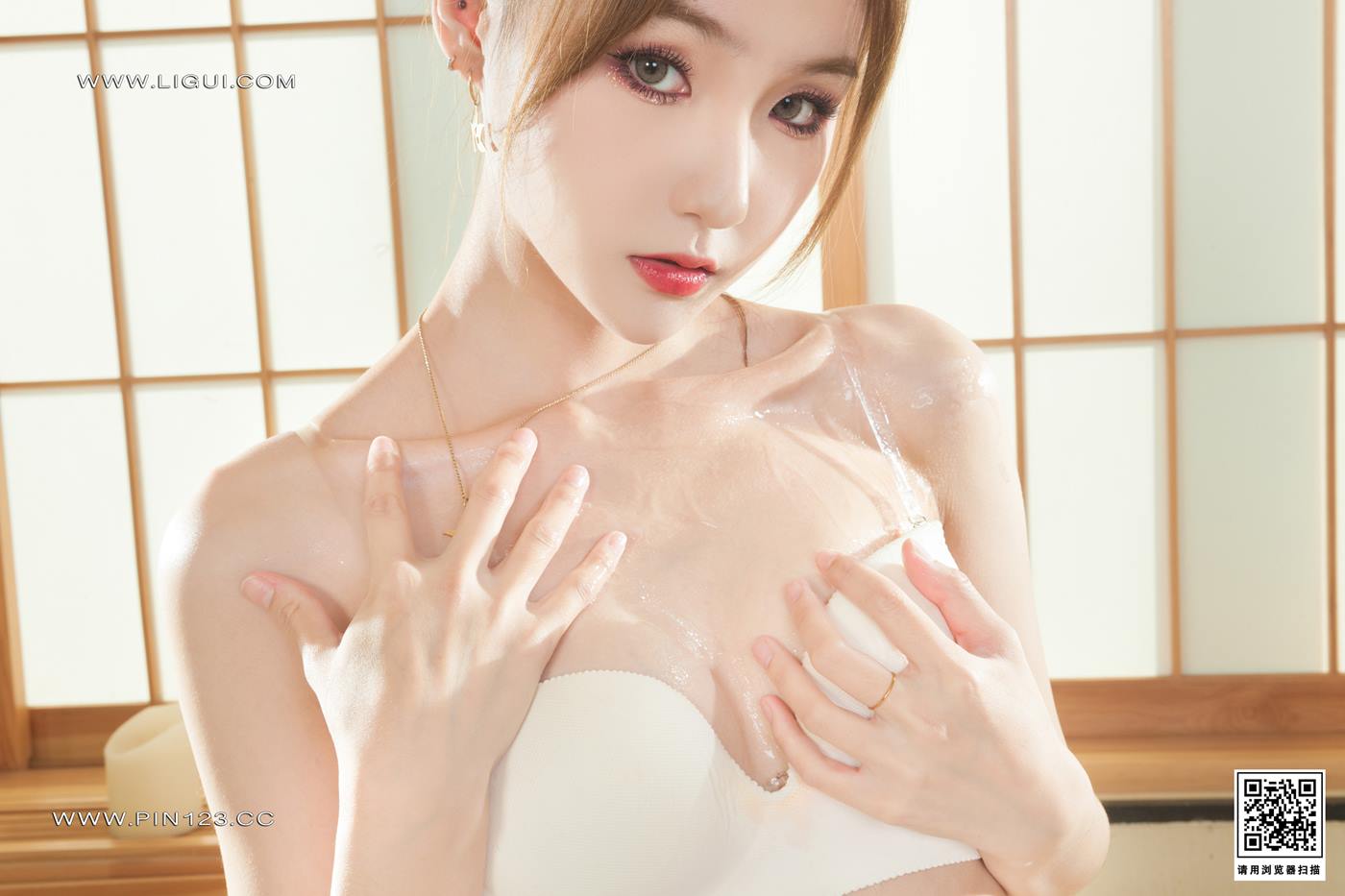 图片[25]-[Ligui丽柜]2023.06.19 丝滑美浴 心心[70+1P] – 速更版-美库