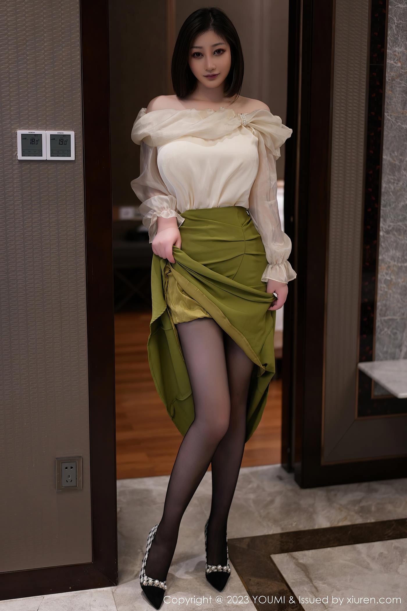 图片[24]-[YOUMI尤蜜荟] 2023.05.19 VOL.940 妲己_Toxic 黑丝短裙[30P] – 速更版-美库