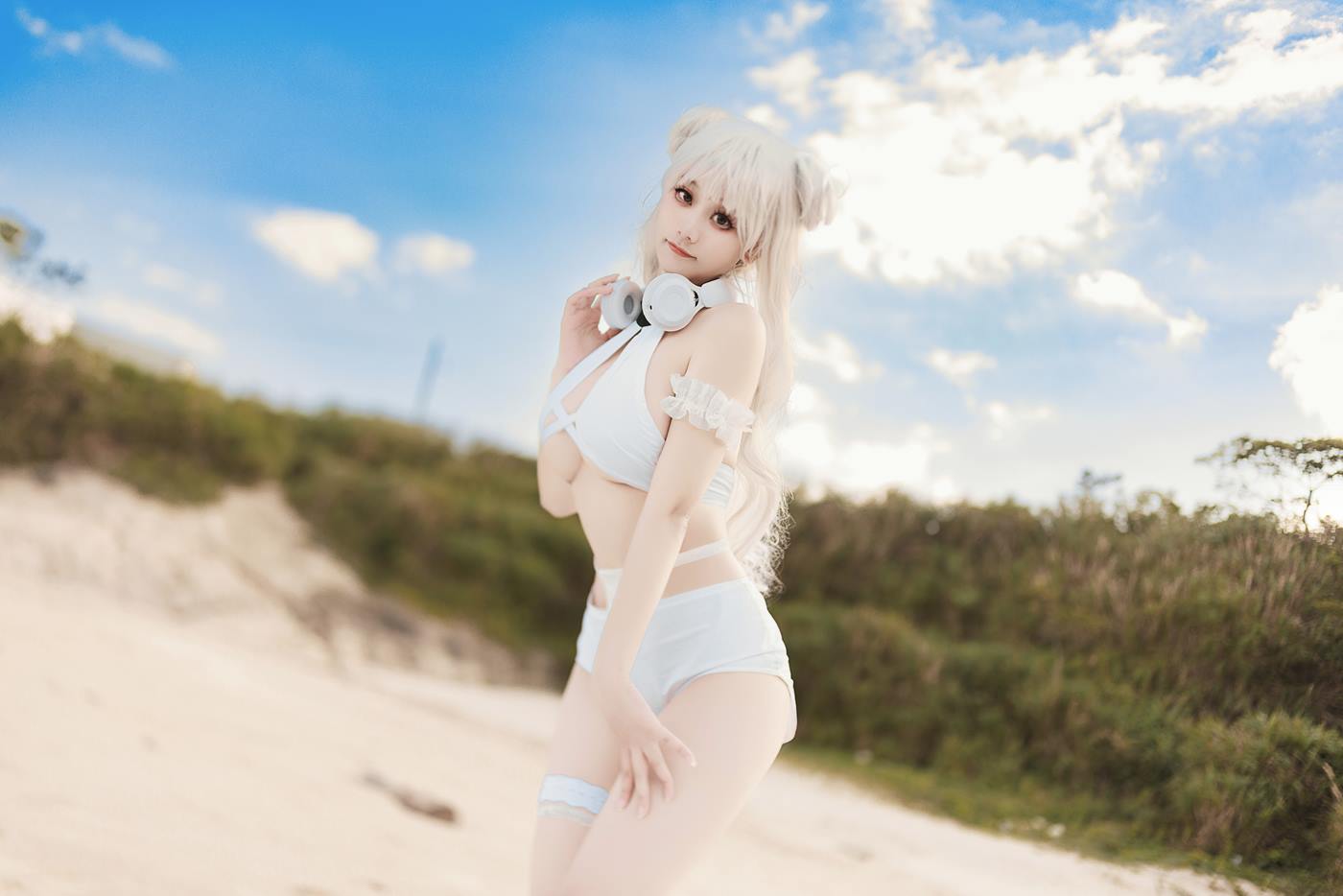 图片[16]-阿雪雪  恶毒泳装[45P] – 速更版-美库