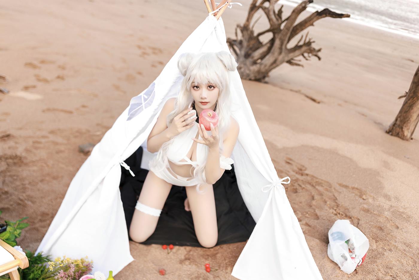 图片[33]-阿雪雪  恶毒泳装[45P] – 速更版-美库