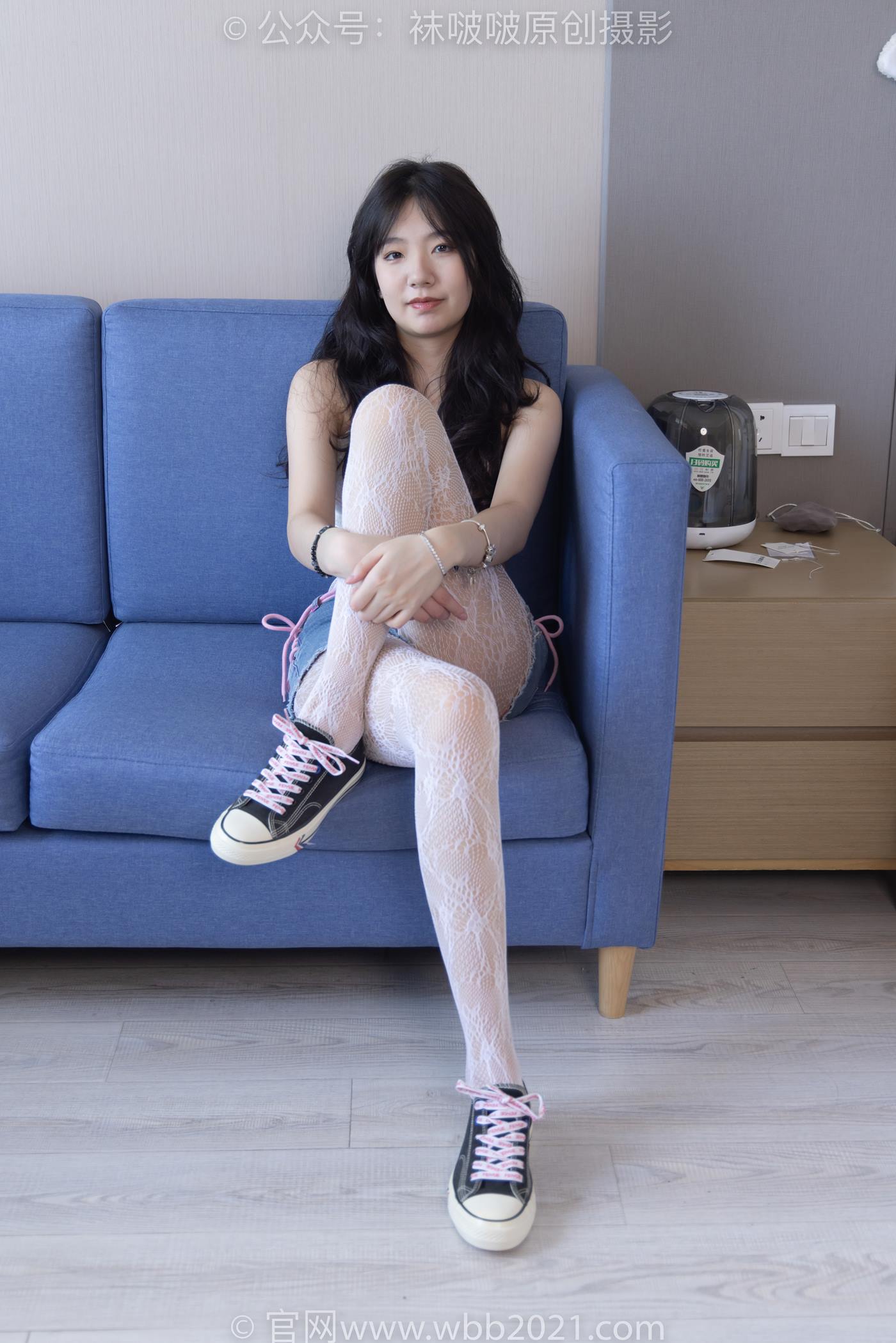 图片[38]-[BoBoSocks袜啵啵]NO.231 小甜豆-板鞋、白色蕾丝袜、可拆卸牛仔裤、裤里丝[154P] – 速更版-美库