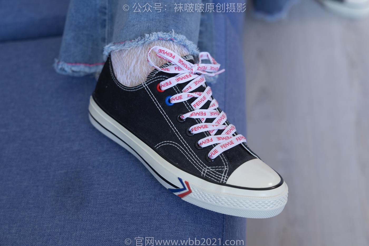 图片[56]-[BoBoSocks袜啵啵]NO.231 小甜豆-板鞋、白色蕾丝袜、可拆卸牛仔裤、裤里丝[154P] – 速更版-美库