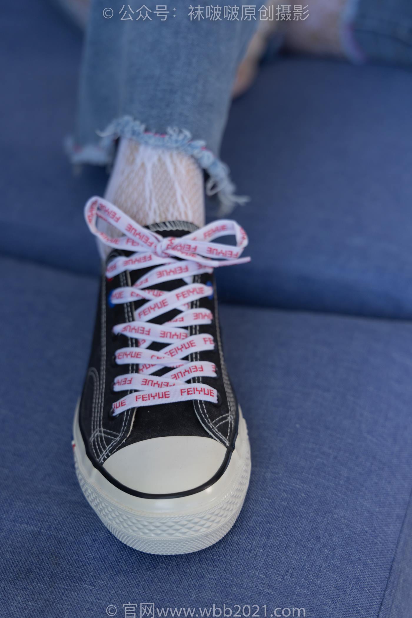 图片[57]-[BoBoSocks袜啵啵]NO.231 小甜豆-板鞋、白色蕾丝袜、可拆卸牛仔裤、裤里丝[154P] – 速更版-美库