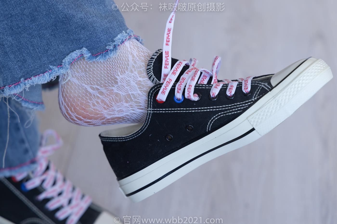 图片[63]-[BoBoSocks袜啵啵]NO.231 小甜豆-板鞋、白色蕾丝袜、可拆卸牛仔裤、裤里丝[154P] – 速更版-美库