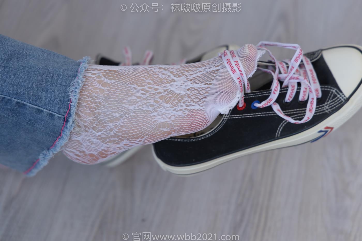 图片[72]-[BoBoSocks袜啵啵]NO.231 小甜豆-板鞋、白色蕾丝袜、可拆卸牛仔裤、裤里丝[154P] – 速更版-美库