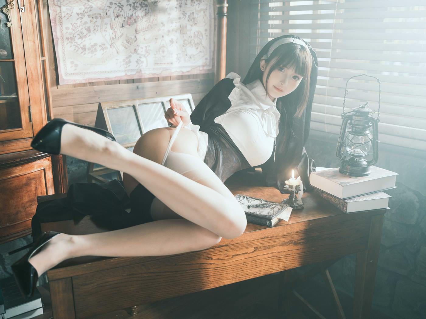 图片[13]-河豚抚子  – 修女[12P] – 速更版-美库