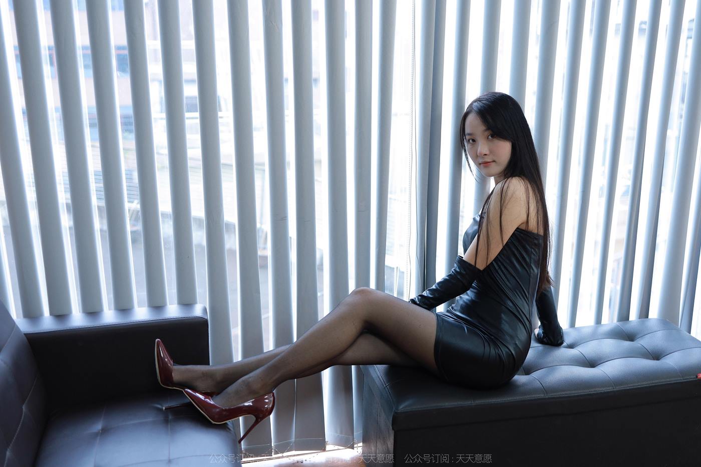 图片[42]-[IESS异思趣向] 2022.11.23 丝享家1277：婉萍《包臀皮裙》[88P] – 速更版-美库