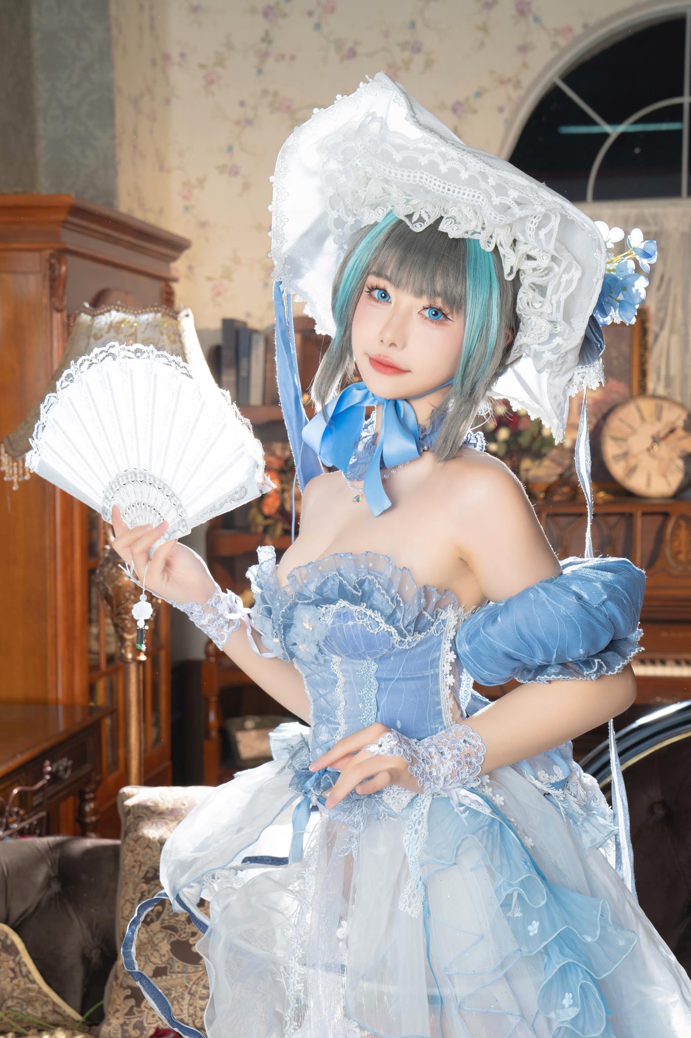 图片[18]-Momoko葵葵  – 柴郡礼服[26P] – 速更版-美库