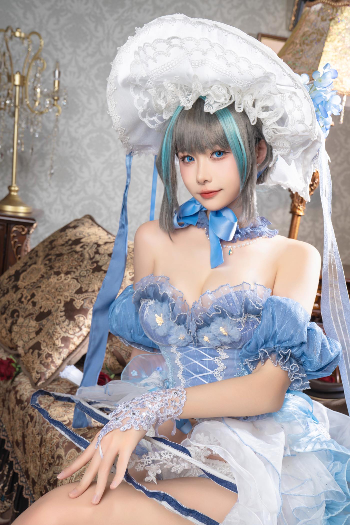 图片[23]-Momoko葵葵  – 柴郡礼服[26P] – 速更版-美库