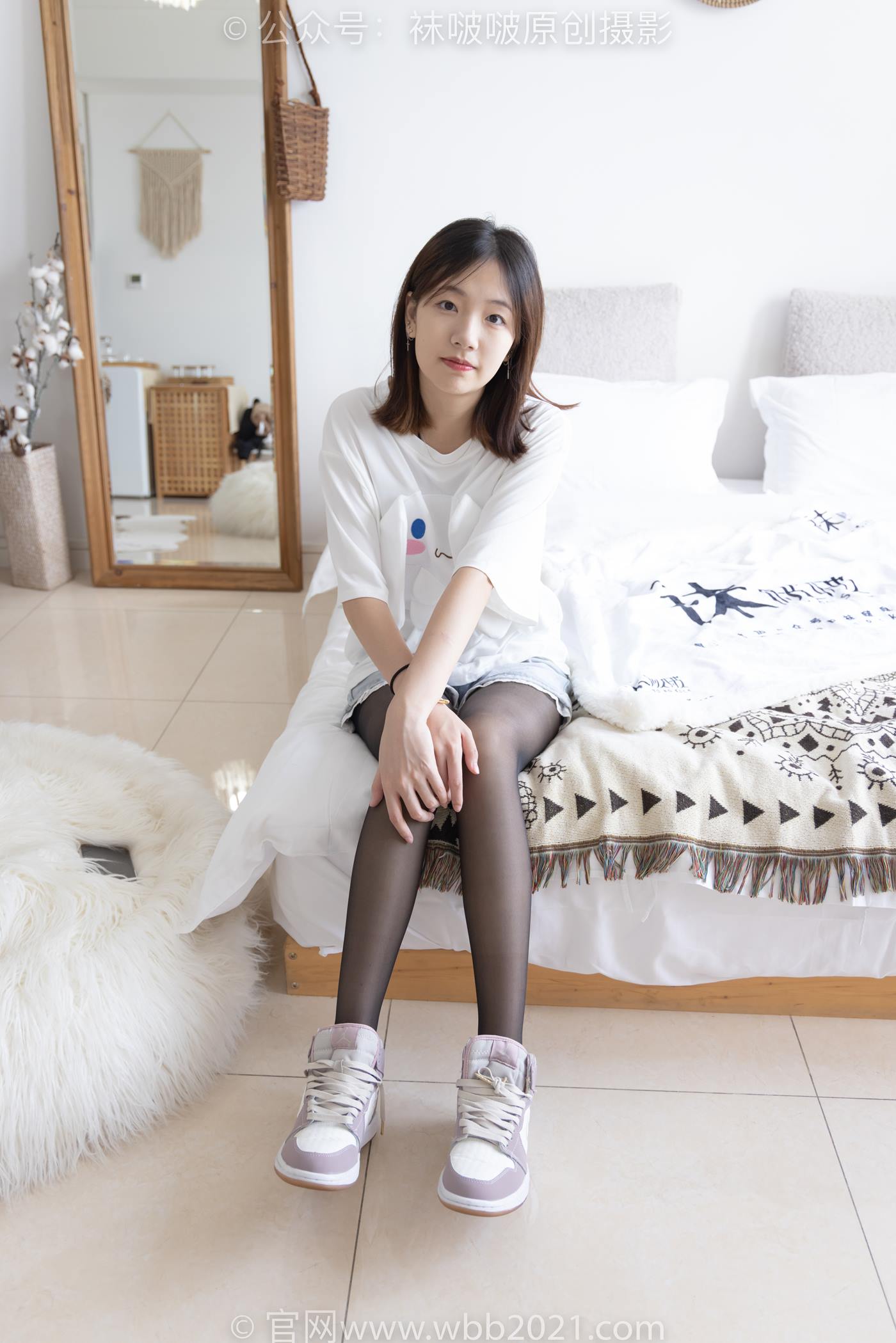 图片[10]-[BoBoSocks袜啵啵]NO.233 小甜豆-板鞋、黑丝[142P] – 速更版-美库