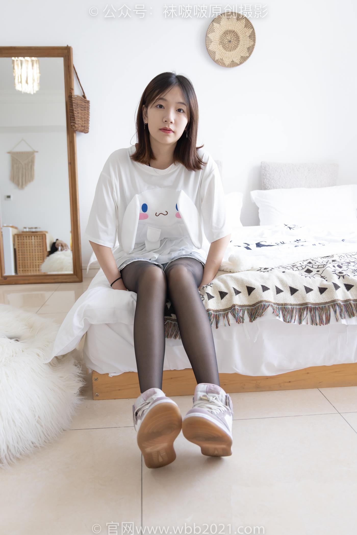 图片[11]-[BoBoSocks袜啵啵]NO.233 小甜豆-板鞋、黑丝[142P] – 速更版-美库