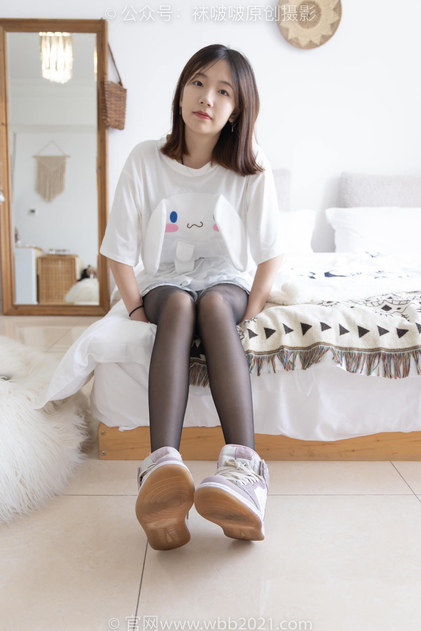 图片[12]-[BoBoSocks袜啵啵]NO.233 小甜豆-板鞋、黑丝[142P] – 速更版-美库