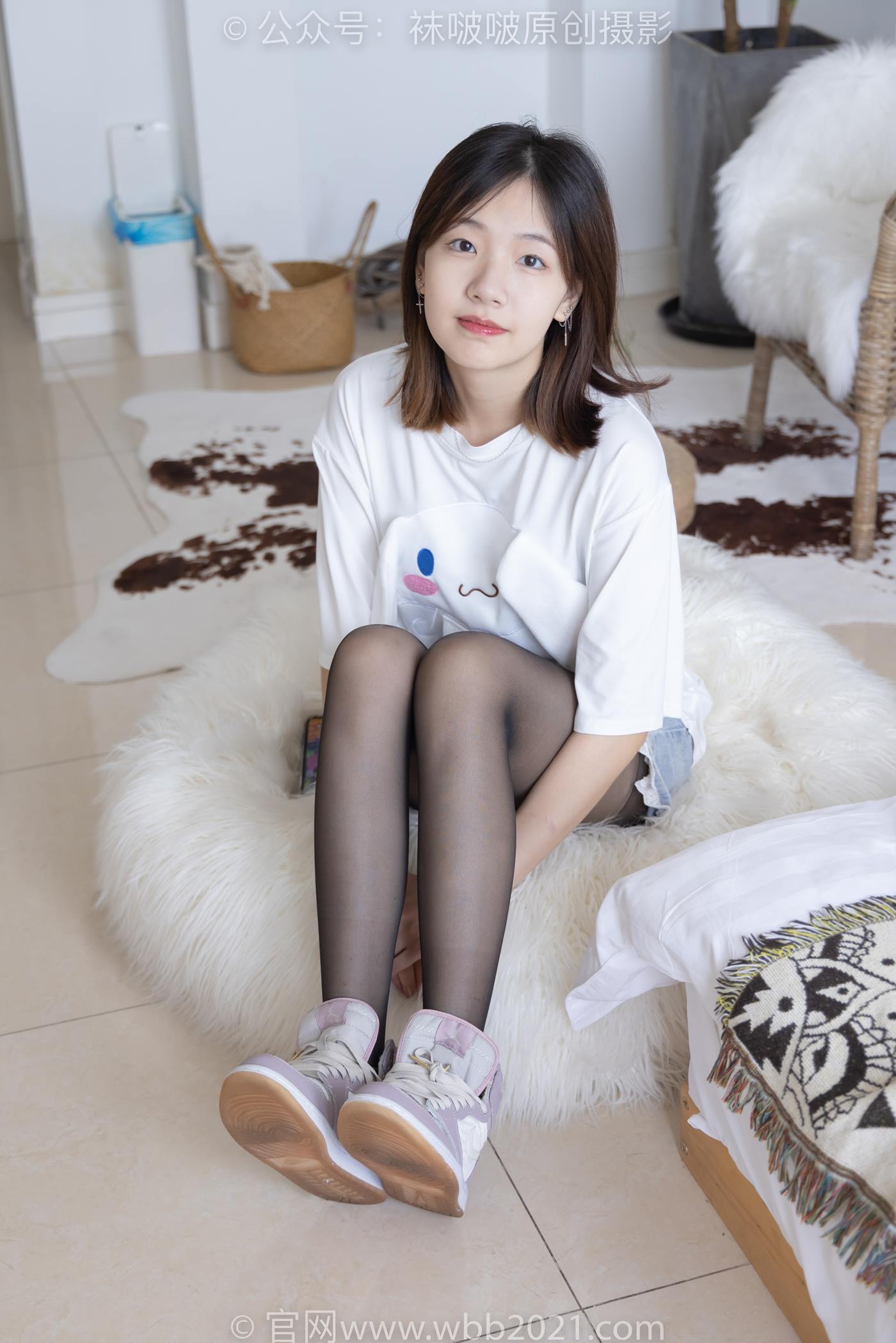 图片[16]-[BoBoSocks袜啵啵]NO.233 小甜豆-板鞋、黑丝[142P] – 速更版-美库