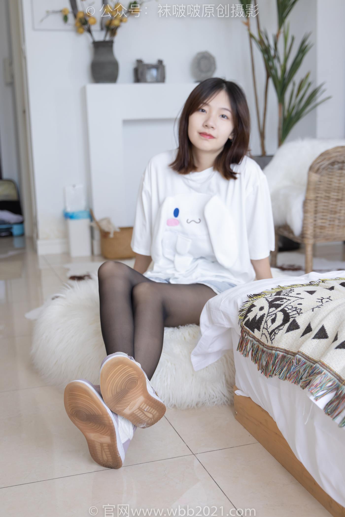 图片[20]-[BoBoSocks袜啵啵]NO.233 小甜豆-板鞋、黑丝[142P] – 速更版-美库