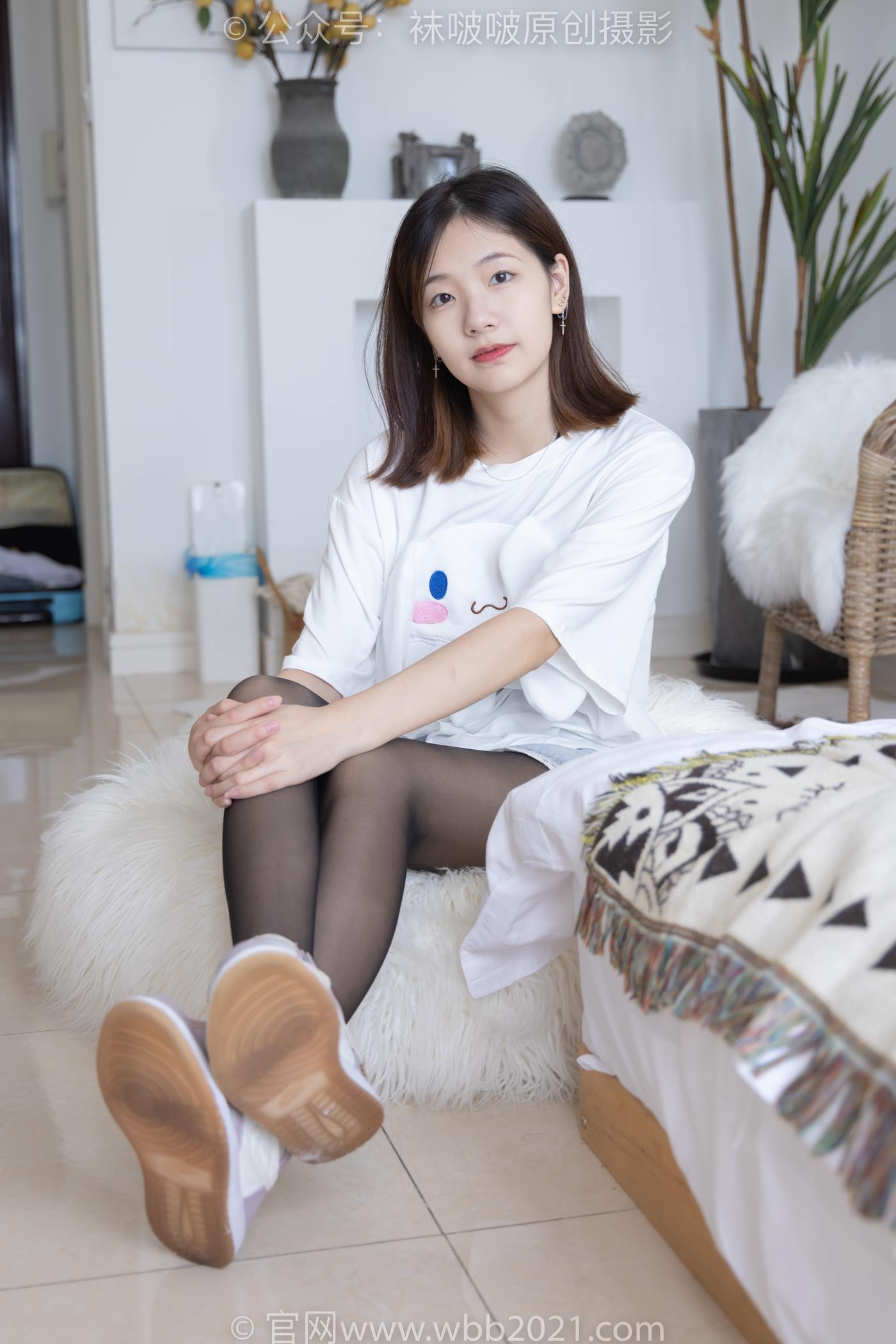 图片[21]-[BoBoSocks袜啵啵]NO.233 小甜豆-板鞋、黑丝[142P] – 速更版-美库