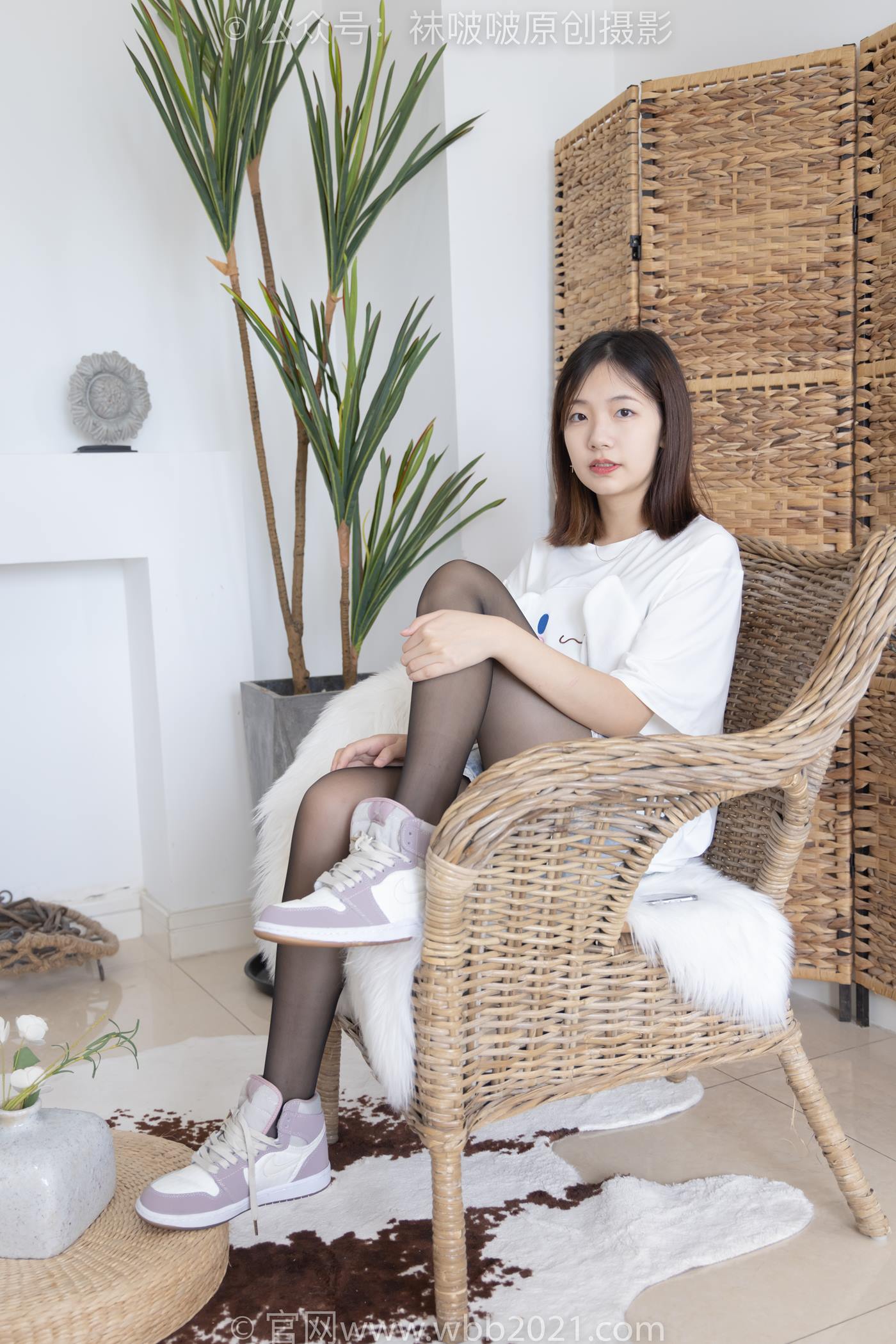 图片[44]-[BoBoSocks袜啵啵]NO.233 小甜豆-板鞋、黑丝[142P] – 速更版-美库