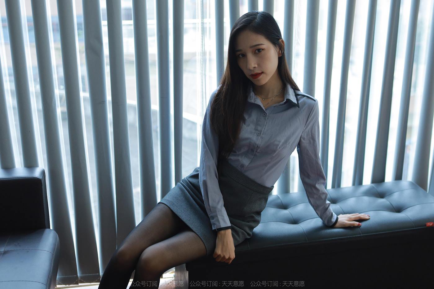 图片[18]-[IESS异思趣向] 2022.11.27 丝享家1281：美子《嘿丝灰裙》[88P] – 速更版-美库